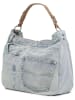 ORE10 Henkeltasche "Mams" in Hellblau/ Taupe - (B)33 x (H)28 x (T)14 cm