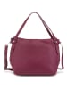 ORE10 Leren handtas "Abert" bordeaux - (B)38 x (H)28 x (D)16 cm