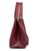 ORE10 Leder-Henkeltasche "Lusan" in Rot - (B)29 x (H)25 x (T)13 cm