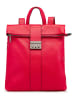 ORE10 Leren rugzak "Estro" rood - (B)33 x (H)38 x (D)14 cm