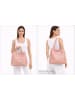 ORE10 Leder-Schultertasche "Aram" in Rosa - (B)34 x (H)28 x (T)12 cm
