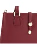 ORE10 Leren handtas "Mida" rood - (B)35 x (H)25 x (D)11 cm