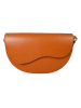 ORE10 Leder-Umhängetasche "Brais" in Cognac - (B)26 x (H)17 x (T)8 cm