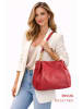 ORE10 Leren shopper rood - (B)27 x (H)45 x (D)15 cm