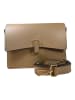 ORE10 Leder-Umhängetasche - (B)22 x (H)17 x (T)7 in Beige