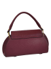 ORE10 Leren handtas "Nadis" bordeaux - (B)34 x (H)17 x (D)12 cm