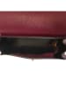 ORE10 Leren handtas "Nadis" bordeaux - (B)34 x (H)17 x (D)12 cm
