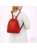 Florence Bags Leren rugzak "Lacona" rood - (B)34 x (H)28 x (D)16 cm