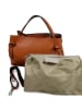 Florence Bags Leren handtas "Capoliveri" lichtbruin - (B)33 x (H)20 x (D)13 cm
