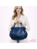 Florence Bags Leren handtas "Chiessi" donkerblauw - (B)40 x (H)30 x (D)15 cm