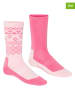 KARI TRAA 2er-Set: Trainingssocken in Pink