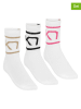 KARI TRAA 3er-Set: Trainingssocken in Weiß/ Bunt