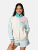 KARI TRAA Fleecejacke "Rothe" in Türkis/ Creme