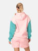 KARI TRAA Hoodie "Anelie" in Rosa/ Türkis