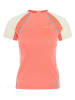 KARI TRAA Trainingsshirt "Alma" in Orange/ Creme