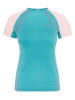 KARI TRAA Trainingsshirt "Alma" in Türkis/ Rosa