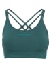 KARI TRAA Biustonosz sportowy "Sofia" w kolorze zielono-turkusowym