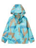 Helly Hansen 2tlg. Regenoutfit "Bergen 2.0" in Hellblau/ Beige
