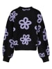 Cars Sweatshirt in Schwarz/ Lila