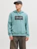 Jack & Jones Hoodie "Cole" turquoise