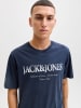 Jack & Jones Koszulka "Devin Daytona" w kolorze granatowym
