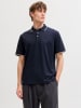 Jack & Jones Koszulka polo "Prblaethan" w kolorze granatowym
