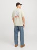 Jack & Jones Koszulka "Split" w kolorze beżowym