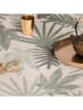 Mint Rugs Tafellaken "Natural Monstera" crème/groen