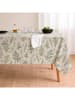 Mint Rugs Tischdecke "Natural Dalia" in Creme/ Grün