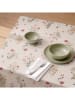 Mint Rugs Tafellaken "Natural Ramillete" crème/lichtroze/geel