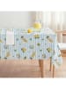 Mint Rugs Tischdecke "Limoncello" in Hellblau/ Weiß/ Gelb
