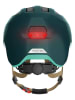 ABUS Kask rowerowy "Smiley 3.0 Ace Led" w kolorze zielonym