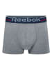 Reebok Bokserki (3 pary) w kolorze granatowym, białym i szarym