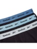 Reebok 3er-Set: Boxershorts "Hirst" in Schwarz
