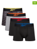 Reebok Bokserki (4 pary) w kolorze czarno-szaro-antracytowym
