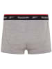 Reebok Bokserki (3 pary) "Redgrave" w kolorze czarno-szarym
