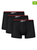 Reebok 3er-Set: Boxershorts "Glynn" in Schwarz
