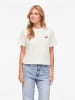 Vila Koszulka "Visybilla Cherry" w kolorze białym