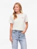 Vila Koszulka "Visybilla Cherry" w kolorze białym