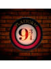 Harry Potter Wandleuchte "Harry Potter Plattform 9 3/4" in Rot - ab 14 Jahren
