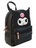 Sanrio Plecak "Kuromi" w kolorze czarnym - 17 x 22 cm