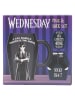 Wednesday 2tlg. Set: Tasse und Socken "Wednesday" in Schwarz