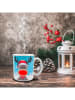 Thumbs Up Tasse mit Farbwechsel "Reindeer" in Hellblau/ Rot