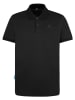 Westfjord Poloshirt "Hekla" in Schwarz