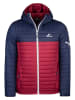 Westfjord Steppjacke "Hekla" in Rot/ Dunkelblau
