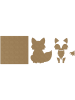Aladine Zestaw do majsterkowania “3D wooden fox” - 4+