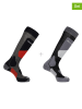 SALOMON 2er-Set: Ski-/ Snowboardsocken "Access" in Schwarz/ Grau