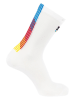 SALOMON Laufsocken "Pulse Race Flag Crew" in Weiß/ Bunt