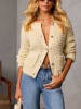 LA Angels Cardigan in Beige