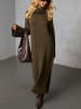 LA Angels Strickkleid in Khaki